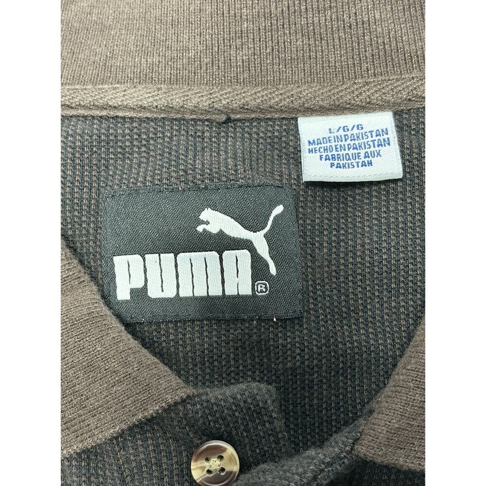 VTG 90’s Clevland Browns Men’s Puma Polo Shirt Size Large - Picture 3 of 8